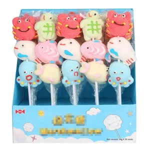 36g Ocean Cartoon Zuckerwatte Festival Minze Lutscher Casual Canteen Snacks Halal Certified Box Bulk Bag Großhandel - Product Image 5