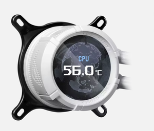 ใหม่ Strix LC III 360 ARGB สโนว์ไวท์คูลเลอร์2.1นิ้วจอแอลซีดีแบริ่งของเหลวในการเล่นเกมระบายความร้อน AIO CPU ใหม่ stri - Product Image 2