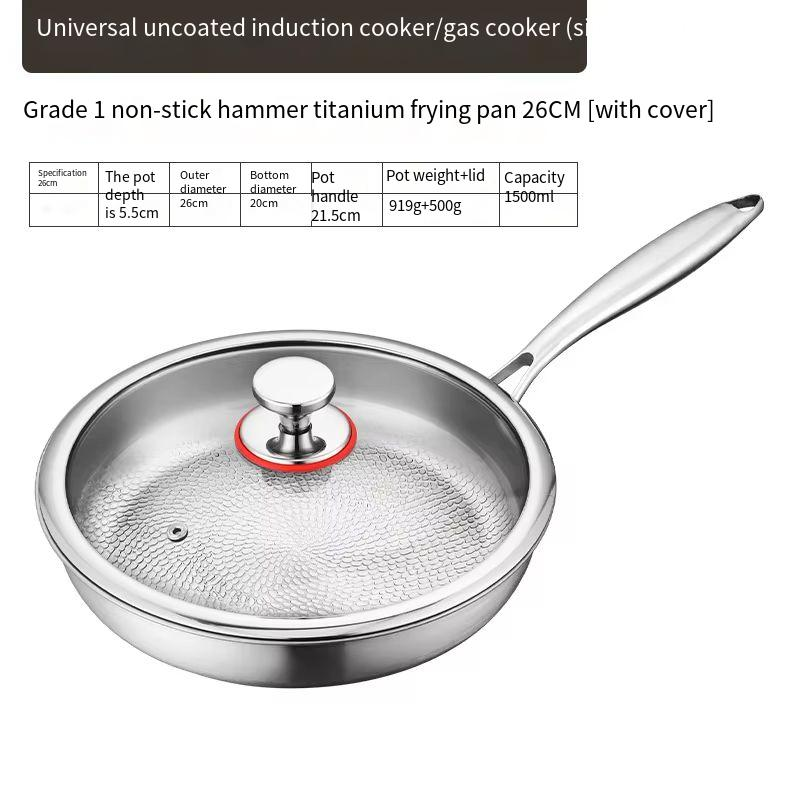 26cm with lid titanium 0 coating