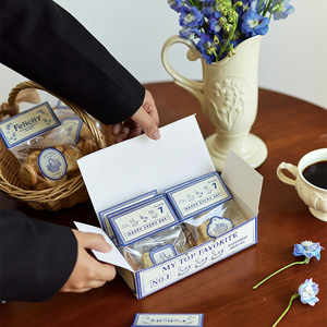 Carpeta de Papel Ecológica de Diseño Personalizado para Envasado de Dulces de Lujo, para Almacenamiento de Alimentos y Regalos para Fiestas - Product Image 2