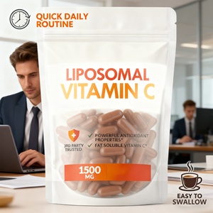 OEM/ODM Cápsulas de Vitamina C Liposomal Personalizable 1500mg Alta Dosis Grasa Soluble Immune & Collagen Booster, UE EE. UU. Preferido - Product Image 2