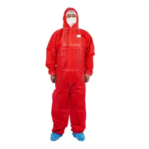 Mới nhất thiết kế CE chứng nhận nhà máy công nhân microporous Coverall jumpsuits với bán buôn các tính năng mới