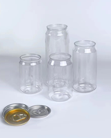 330ml/500ml/650ml canettes de soda canettes en plastique bouteilles de jus canettes en PET pot en plastique
