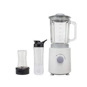 Mixeur électrique 2-en-1 Centrifugeuse design rose/blanc Mixeur alimentaire multifonctionnel Appareil <span class=keywords><strong>de</strong></span> <span class=keywords><strong>cuisine</strong></span> Bol mélangeur en verre Mixeur - Product Image 2