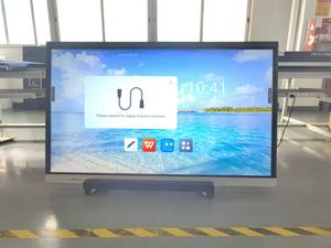 Hệ điều hành kép 55inch màn hình cảm ứng 4k Máy chiếu không dây tương tác màn hình phẳng thông minh Bảng Trắng điện tử phòng họp - Product Image 2
