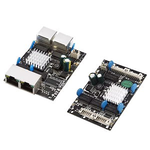 Gigabit Ethernet Switch PCB 3 porta rete <span class=keywords><strong>Reverso</strong></span> POE Switch Board rete PoE Switch modulo per pz telecamera OEM ODM - Product Image 1