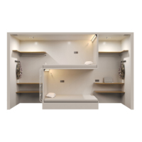 WE Smart Hotel Sleep Pod avec rappel programmé et ventilation silencieuse, design moderne, matériau en bois, hébergement à court terme, cabine