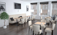 Comptoir de bar pour café, design commercial, table de restaurant, comptoir de caisse personnalisé avec plateau en bois pour café