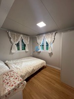 Villa préfabriquée prête à l'emploi de 40 pieds sur 20 pieds, 2, 3, 4 ou 5 chambres, maison conteneur isolée extensible avec toilettes