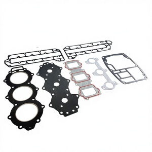 Kit de joints pour bateaux, accessoires chinois noirs, joint de culasse complet pour moteur hors-bord pour <span class=keywords><strong>yamaha</strong></span> 60HP, pièces - Product Image 1