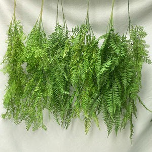 Artificial Fern <b>Leaves</b> 103cm Soft Rubber <b>Wall</b> Hanging Home <b>Decoration</b> Greenery - Product Image 1