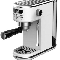 Sıcak Satış 1400W Güçlü Toptan Taşınabilir Yarı Otomatik Elektrikli Kahve Makinesi Ofis ve Ev İçin Espresso Makinesi