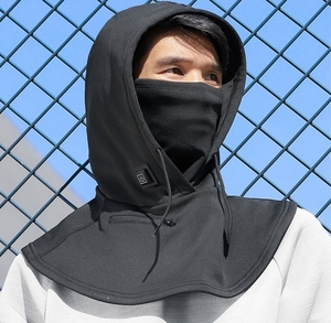 Cagoule chauffante polaire intégrale pour l'équitation en hiver en extérieur - Product Image 2