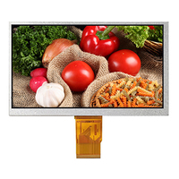 Monitor Industrial GJD de 7.0 Pulgadas con Módulo de Pantalla LCD TFT IPS, Interfaz RGB, Resolución 800x480, Brillo de 350