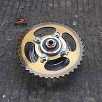 Chaîne à rouleaux de moto de haute qualité SNOR avec kit de pignon à rouleaux pour pièces de moto pour CD110 GN125/43T/15T/428H-128L