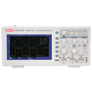 UNI-T UTD2102CEXデジタルストレージオシロスコープデジタル陰極線オシロスコーププローブオシロスコープHLX - Product Image 1