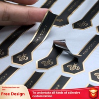 Professionnel personnalisé en forme d'adhésif Transparent bronzant joint étiquette autocollant Logo personnalisé lumière Film Kraft nourriture pain pour animaux de compagnie Snack