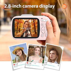Appareil photo numérique 5K Ultra HD 80MP avec zoom 18X, écran 2,8 pouces, lumière d'appoint, 8 filtres, fonction Time-Lapse, compact, idéal pour le vlogging - Product Image 5