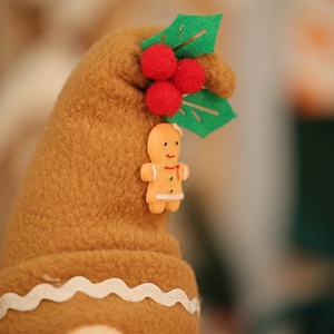 Cross-border New Christmas Decorations <strong>Gingerbread</strong> Man Knitted Pointed Cap Rudolph Faceless Doll Toy Window Display <strong>Piece</strong> Model - Product Image 4