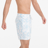 Logo personnalisé Shorts de plage hommes Shorts de bain troncs hommes maillots de bain Surf Shorts de bain imprimés par sublimation