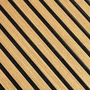 Paneles Acústicos SANYUAN Modernos para Hoteles, de MDF Negro, con Fuerte Absorción de Sonido, Revestimiento de Madera, NRC 1.1, Ecológicos, 22 mm - Product Image 1