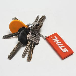 <strong>Online</strong> Wholesale Custom Letter Name Logo PVC Rubber Key Chains for Men - Product Image 2