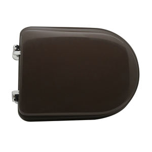 Couvre-siège de toilette de style moderne pour cuvette monobloc Cesame Sintesi, en bambou, en plastique PP, en résine d'urée, pour utilisation dans la salle de bain - Product Image 1