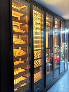 Vitrine d'exposition à comptoir haut en acier inoxydable pour boisson au <span class=keywords><strong>vin</strong></span> de liqueur pour la présentation de la salle de culture du <span class=keywords><strong>vin</strong></span> de sauce - Product Image 2