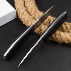 Americano tattico G10 manico 9 cr18 lama fissa coltello campeggio pieno Tang da caccia coltello con fodera K - Product Image 6