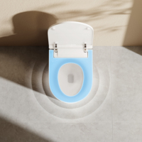 Toilette intelligente avec siège automatique confortable, télécommande et chauffage du siège, toilette en céramique moderne pour usage hôtelier