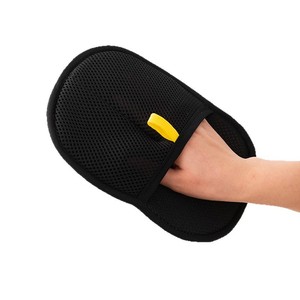 Gant anti-poils pour animaux avec électrostatique, brosse double action pour l'élimination des poils de chien et de chat, gants anti-peluches, sans danger pour les vêtements - Product Image 2