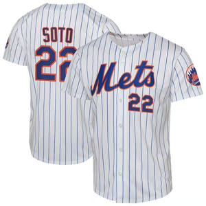 2025年卸売高品質人気商品 カスタムメンズ野球ウェア 野球チーム # 22 ソト # 12 リンドール野球刺繍入りジャージ - Product Image 3