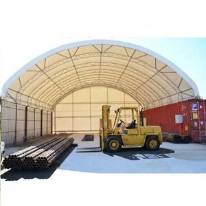 Abri conteneur à double structure résistant aux UV et imperméable de 40x40x15 pieds avec panneau arrière <span class=keywords><strong>fermé</strong></span> - Product Image 5