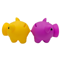 Tirelire en plastique PVC mignonne et durable pour enfants, tirelire personnalisée, cadeaux promotionnels en gros