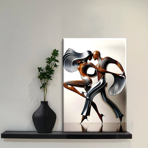 Arte de pared de resonancia rítmica al por mayor arte abstracto de sala de baile para la decoración de la sala de estar del dormitorio de la oficina en casa - Product Image 4