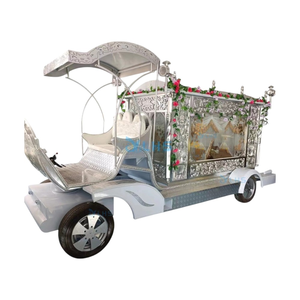 Coches usados de bajo precio/Buggy fúnebre eléctrico/Noble Princess Flower Funeral Hearse Foe Sale - Product Image 1