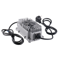 Chargeur durable LNLEE 12V 10A pour machine de nettoyage de sols, chargeur de traction au plomb-acide pour balayeuse commerciale, accessoires électroniques