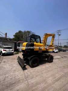 Excavadora de Ruedas Usada Hyundai R60W-7, Mini Excavadora Usada Hyundai 60w al Mejor Precio, Excavadora Usada Original de Corea en Oferta - Product Image 3