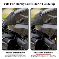 Déflecteur d'air coloré pour phare latéral de moto Harley Softail Low Rider ST 2022 et versions ultérieures, cache de phare pare-vent