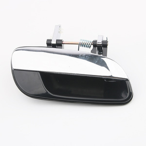 Hyundai Elantra Exterior Door Handle Black Silver Two Tone Electroplated <b>Abs</b> Material Front Door Replacement Part - Product Image 1