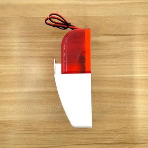 Mini <span class=keywords><strong>Sirena</strong></span> Stroboscopica Cablata per Sistema di Allarme di Sicurezza Domestico, Durevole, 12V, Allarme Sonoro con Luce Rossa <span class=keywords><strong>Lampeggiante</strong></span> - Product Image 5