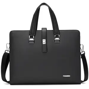 Remoid Custom Business Genuine Leather Messenger Laptop Bag Waterproof Wear Resistance Computer Handbag Briefcases For Men