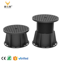 Système de supports réglables Taurus pour dalles, petite taille, pour poutre en bois