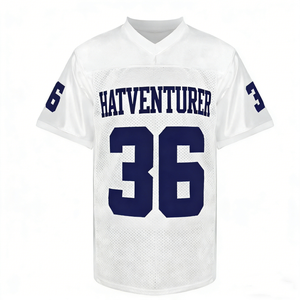 Jersey Kustom Lengan Pendek Jersey Olahraga Jersey Pemain Sepak Bola Amerika - Product Image 3