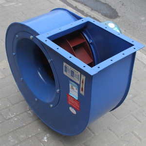 Centrifugal Fan Steel Duct Fan 380 V Ac Motor Blue Industrial Use - Product Image 1