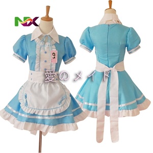 Disfraz de Mucama Francesa Sexy para Cosplay, Lindo Vestido Negro Uniforme Lolita Escolar de Tul, Disfraz de Halloween para Mujer, Disfraces de TV y Cine - Product Image 6