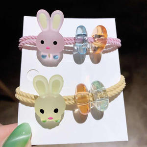 ยางรัดผมแฟชั่นยืดหยุ่นน่ารักสำหรับเด็กผู้หญิงยางมัดผมทนทานพร้อมอุปกรณ์เสริมลวดลายการ์ตูนสำหรับปาร์ตี้หวานๆ - Product Image 3