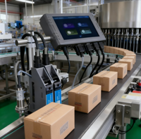 Impresora de Inyección de Tinta Automática para Codificación de Fechas de Caducidad en Línea, Modelo Docod T260E de 12.7mm, Máquina de Codificación y Marcado para Paquetes