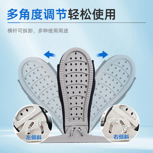 Chaussures anti-rotation pour personnes âgées, avec sangles réglables pour une utilisation au lit, prévention de la déformation des pieds - Product Image 3