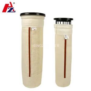 Aramid 500 550 600 Gsm Filter Bag Nomex Dust Collector Filter Sleeve For Dust Filter